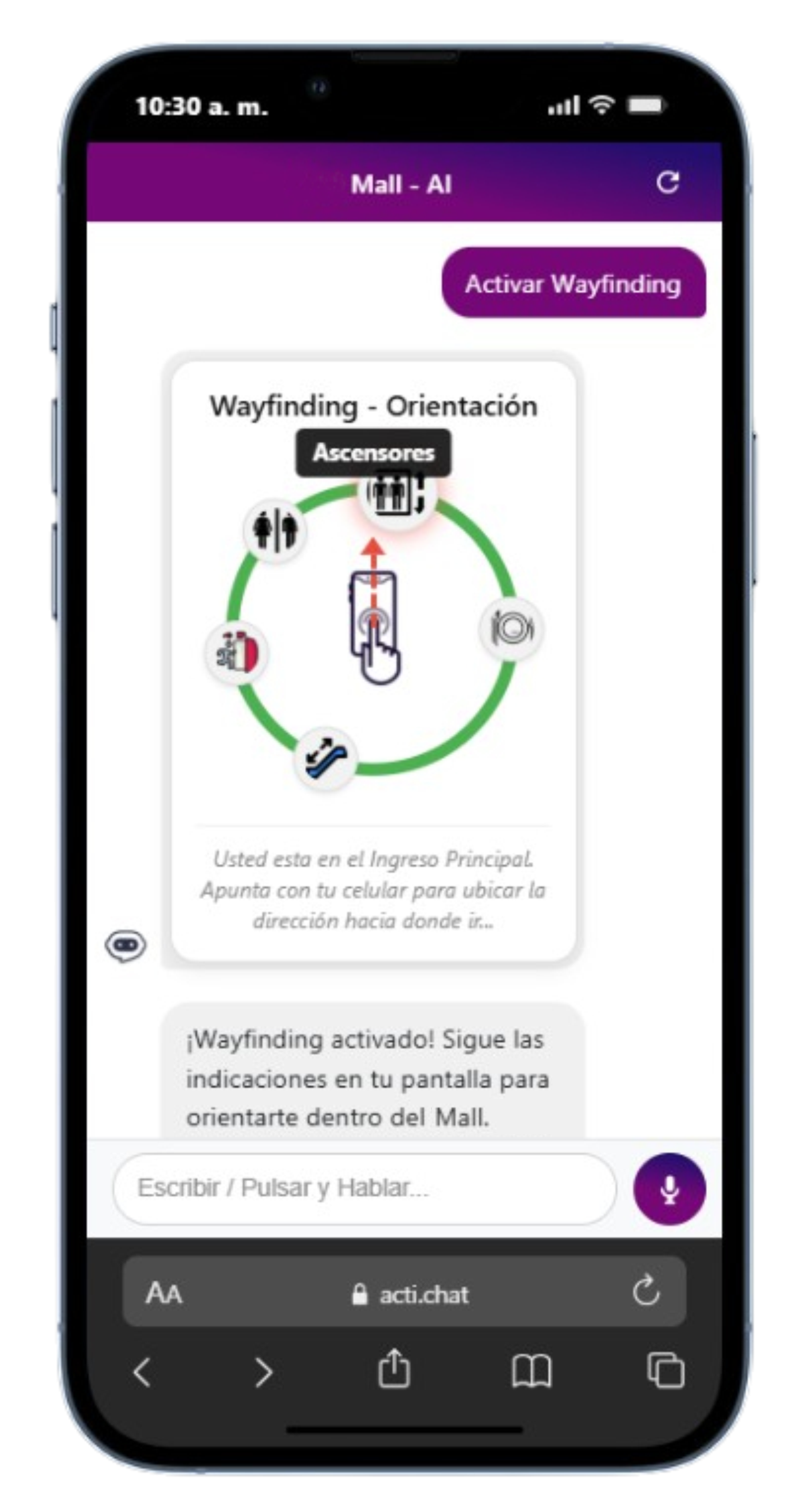 Realidad Aumentada Wayfinding
